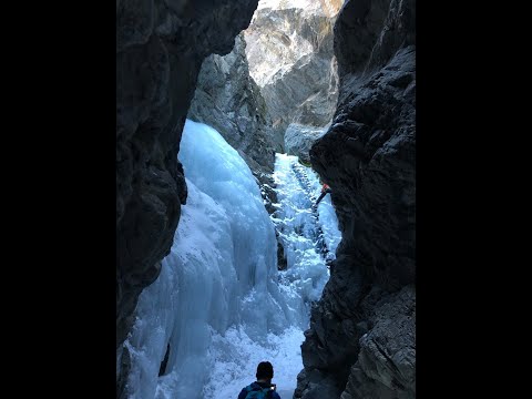 Zapata Falls in Winter