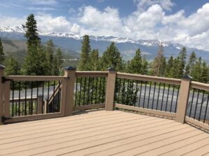 Breckenridge hikes for kids view from rental