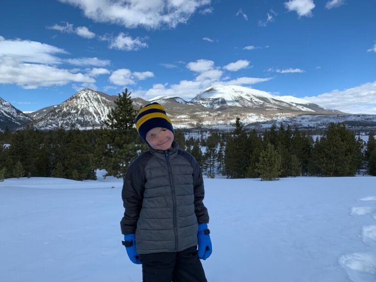 Frisco, Colorado Snowshoe for the Cure Lets Jet, Kids!