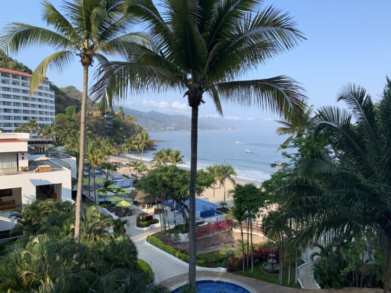 Where to stay in Puerto Vallarta, view of ocean from upstairs
