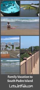 What to do in South PAdre family vacation pin