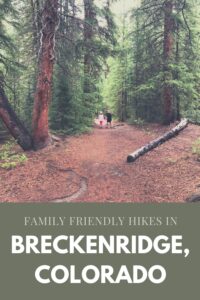 breckenridge hikes for kids pin