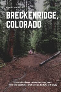 breckenridge hikes for kids pin