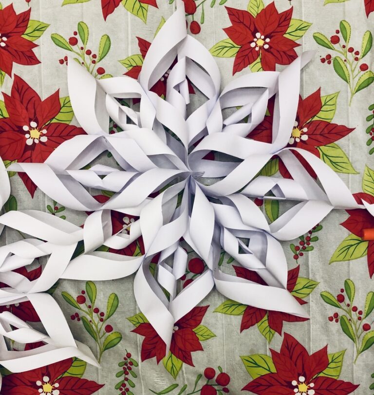 giant paper snowflake