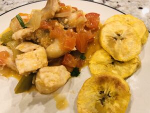 all about Ecuador for kids fish and veggies and plantains
