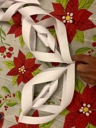 how to make giant paper snowflakes
