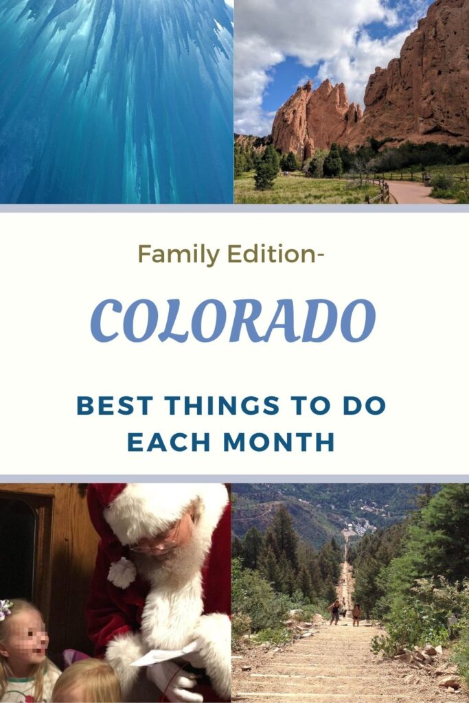 What to do in Colorado each month pin
