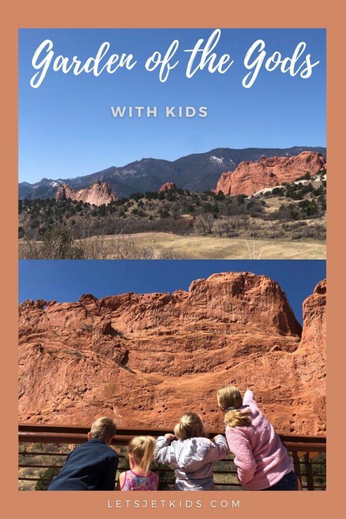 Garden of the Gods with kids pin