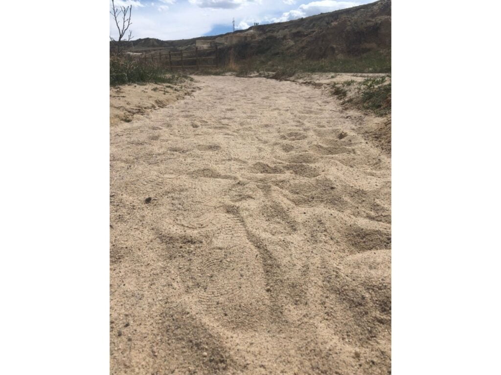 sandy trail
