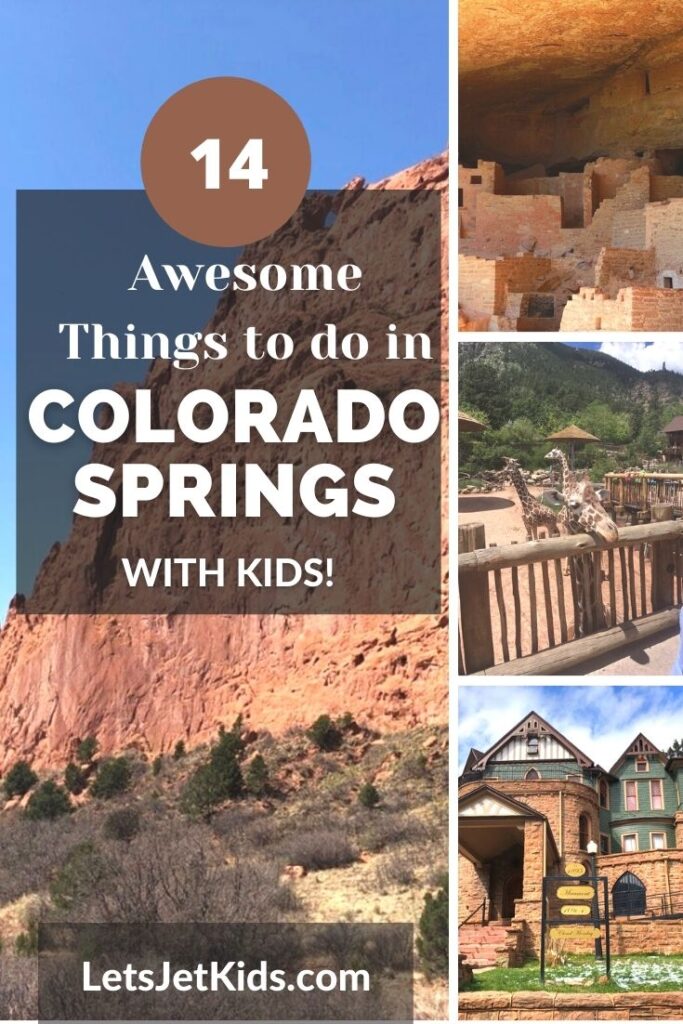 things to do in Colorado Springs with kids pin