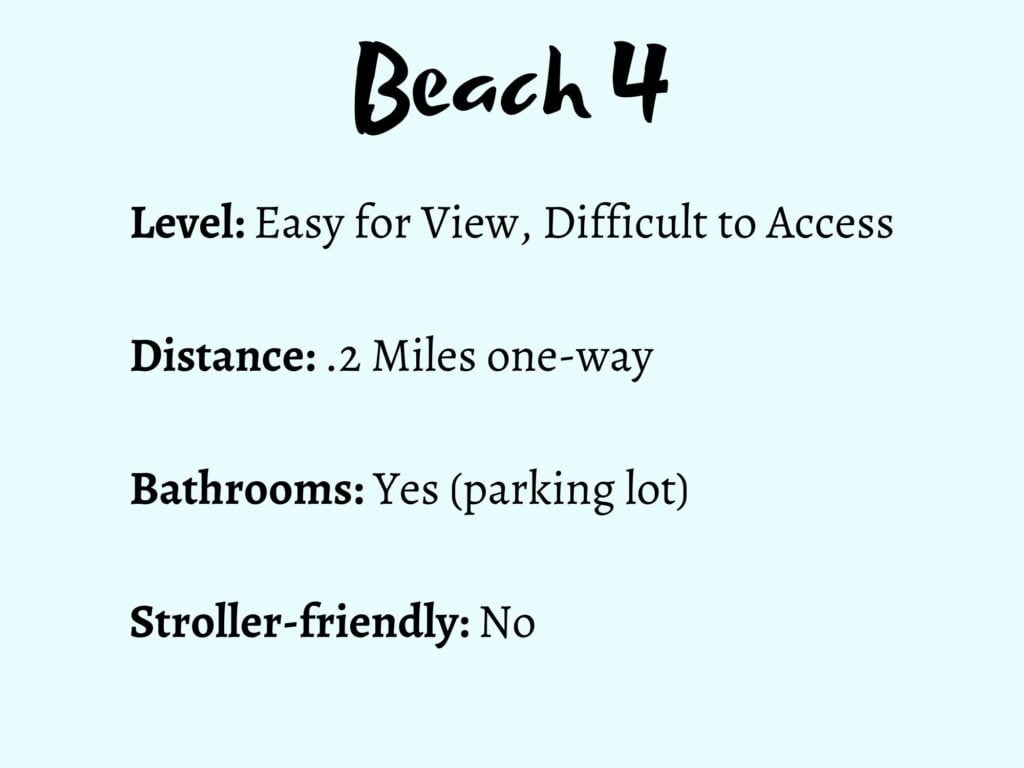 Beach 4 quick info