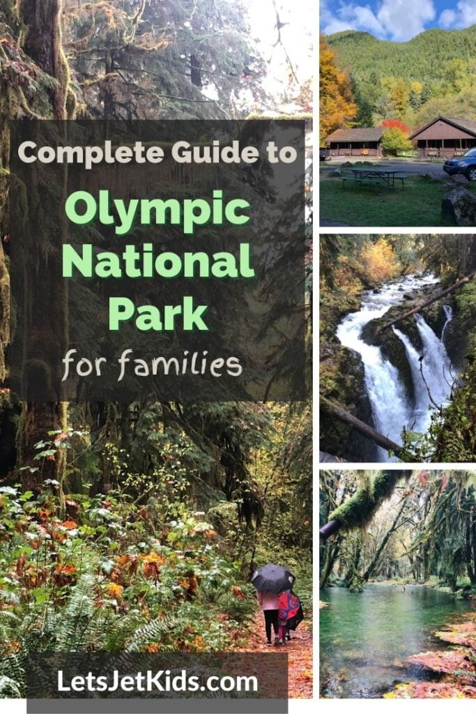Olympic National Park with kids pin