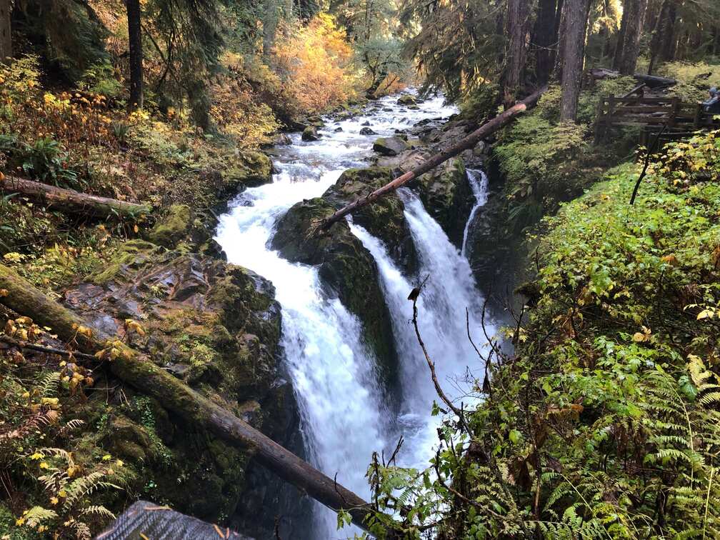 Sol Duc Falls in Olympic National Park