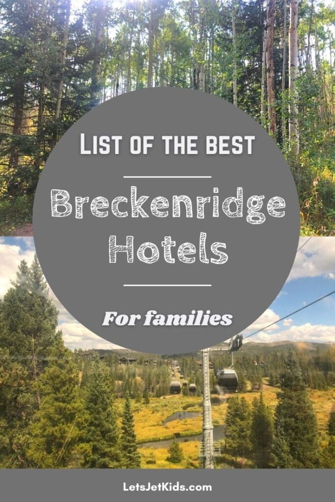 Breckenridge hotels pin