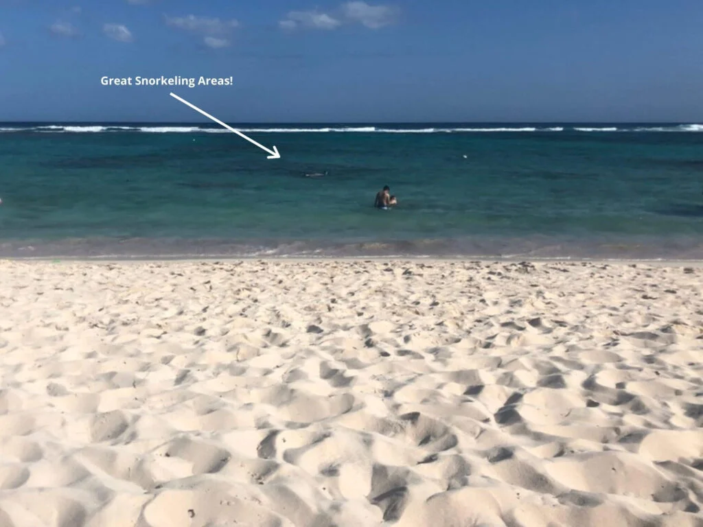 beach area at Sunscape Akumal