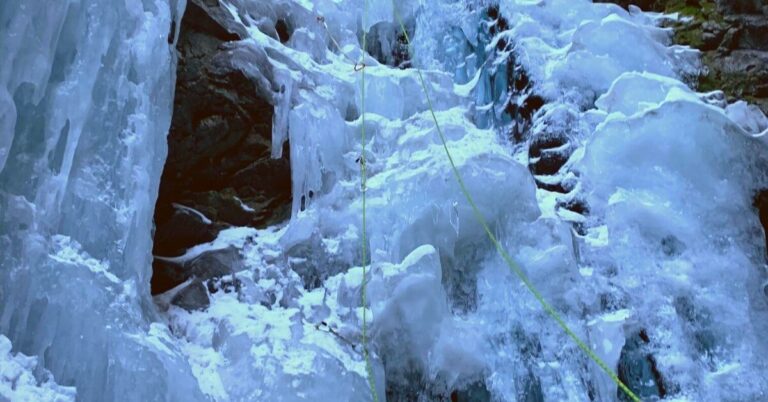 Zapata falls in winter feature image
