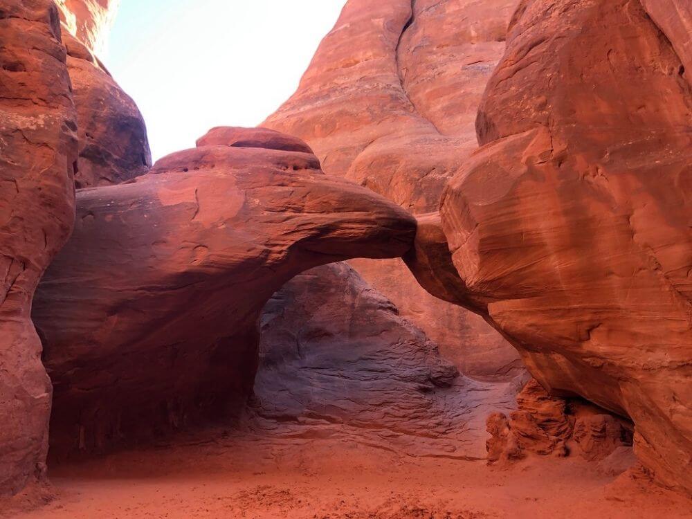 Sand Dune Arch Arches National Park for Kids