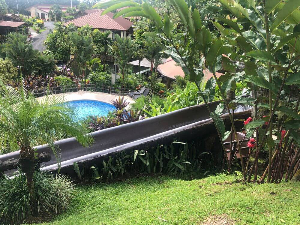 Los Lagos Hotel La Fortuna pool and slide