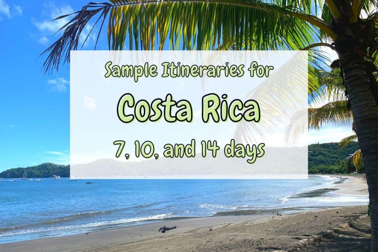 Costa Rica itinerary feature image